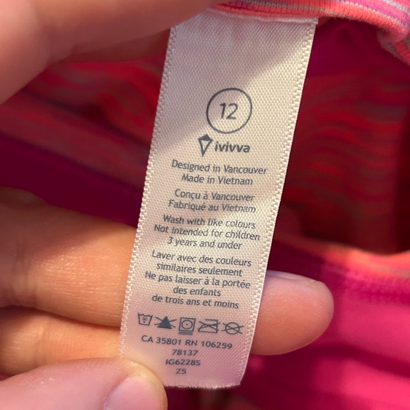 Ivivva Space Dye Crops - Rhythmic Tights - Picture 4 of 4